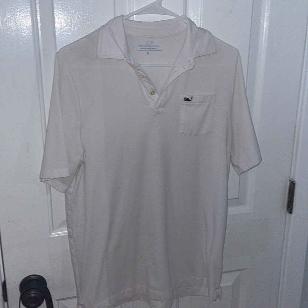 vineyard vines white polo